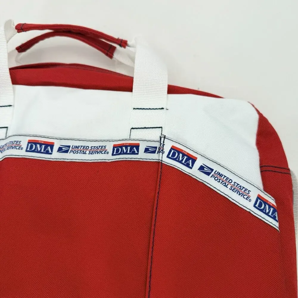 Atchison United States Postal Service Red Nylon Carry Tote Bag W/ Shoulder Strap